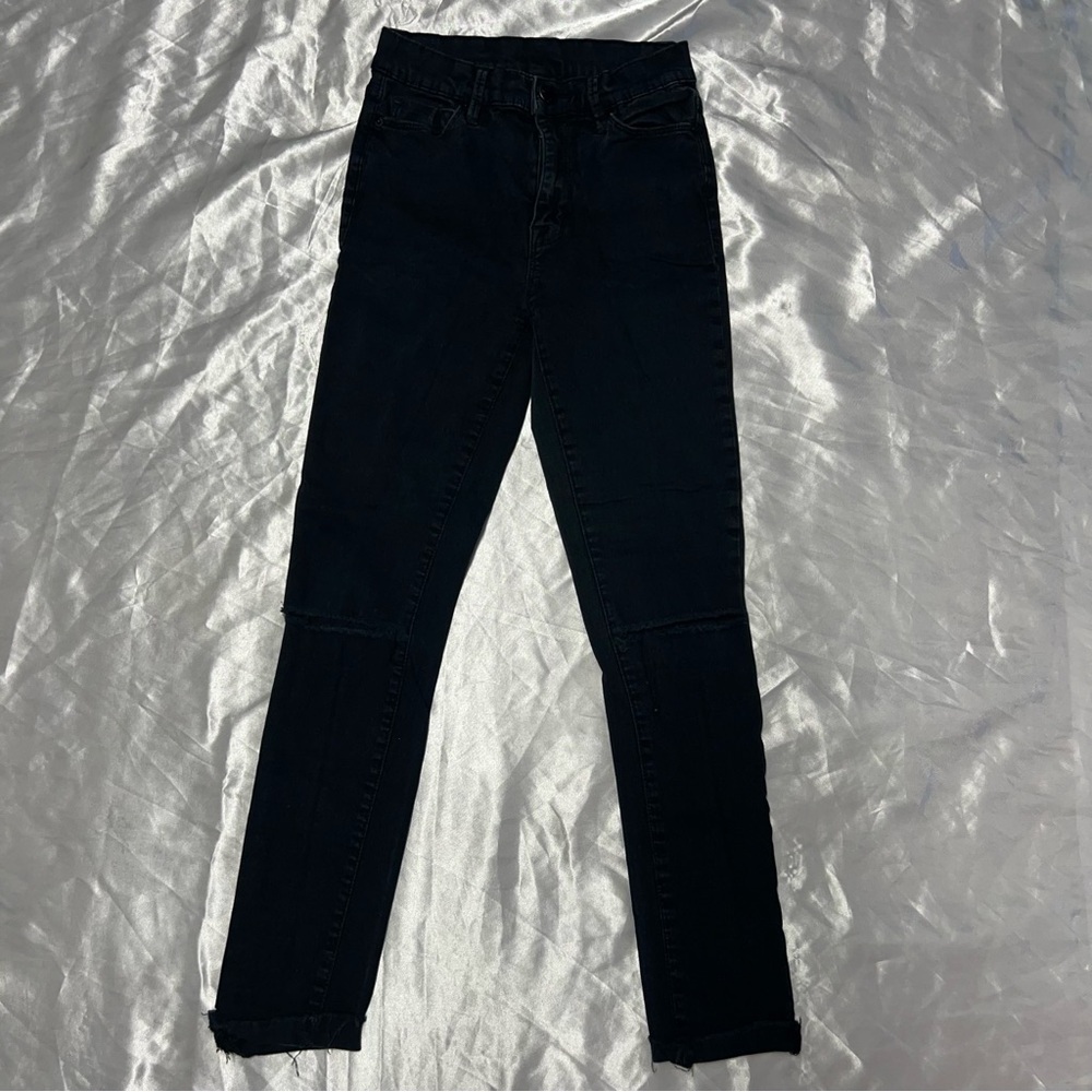 High Rise Black Jeans